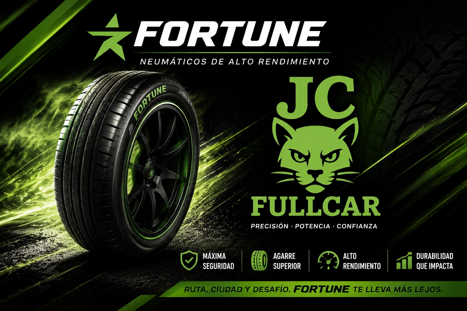 Promoción de neumáticos Fortune